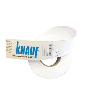 Лента бумажная Knauf для швов гипсокартона 52мм х 150 м