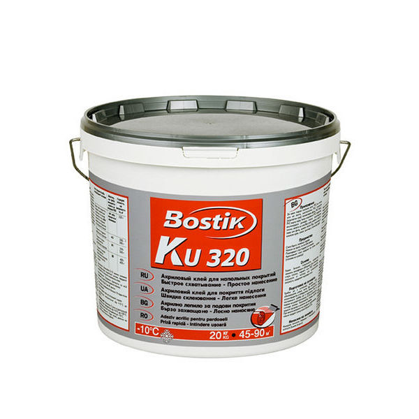 Клей для напольных покрытий Bostik KU 320 универсальный 20 кг