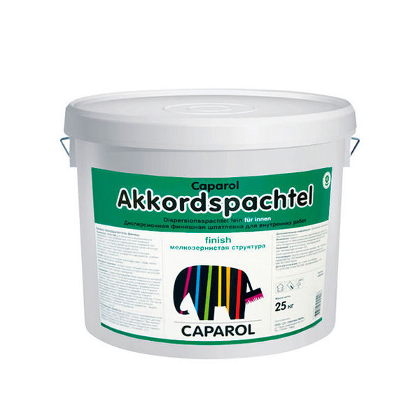 Шпатлевка финишная Caparol Akkordspachtel дисперсионная 25 кг