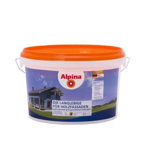 Краска в/д для деревянных фасадов Alpina база 1 2.5 л