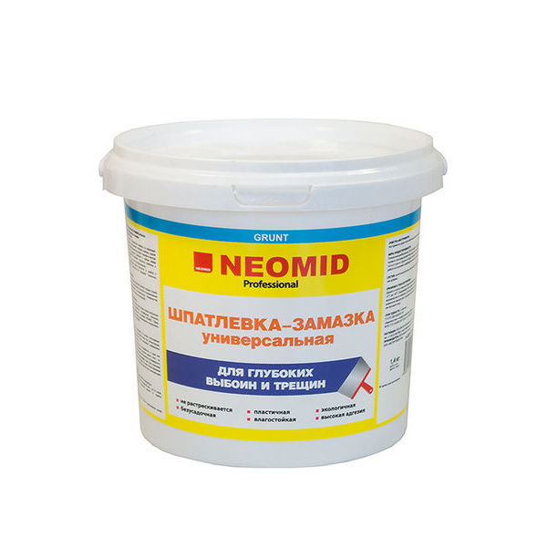 Шпатлевка-замазка NEOMID универсальная 1.4 кг